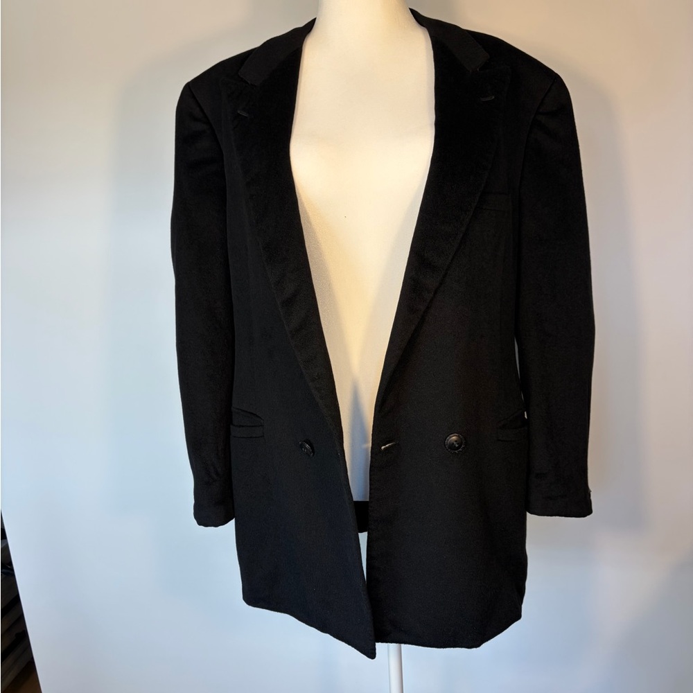 Versace Black Patterned Jacket - image 7